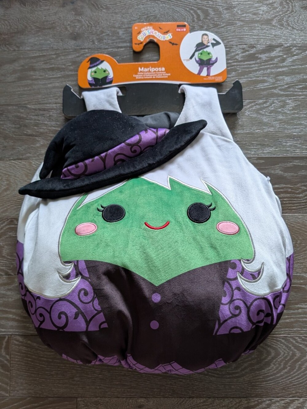 NWT Squishmallows Mariposa Witch Child Halloween Costume
